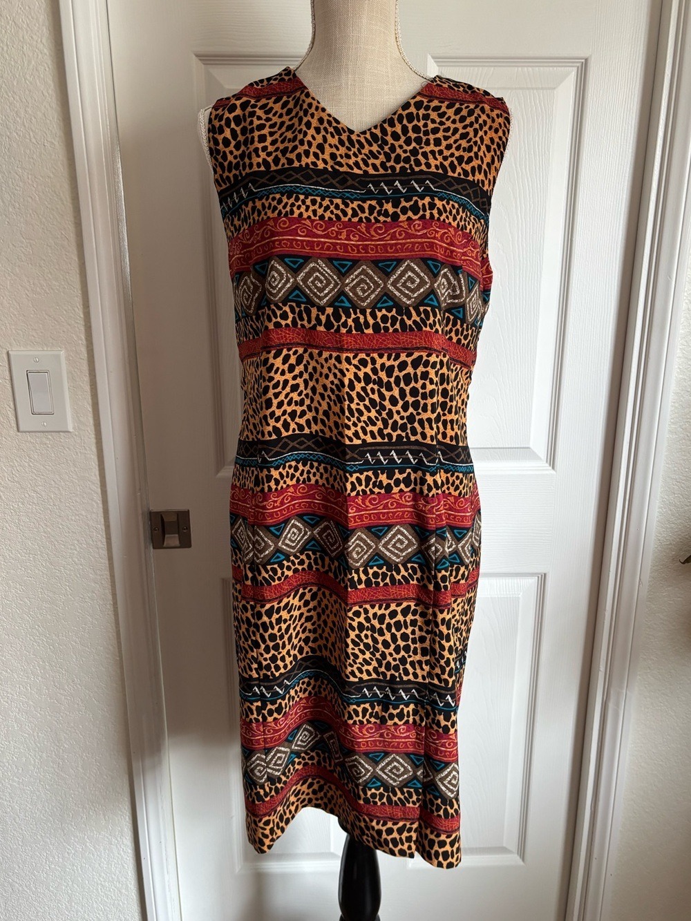 Animal print Midi Dress Sag Harbor